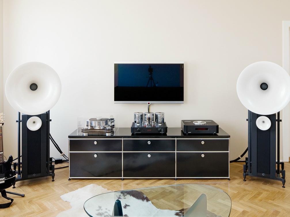HALLER SIDEBOARD Modern modular lacquered sideboard