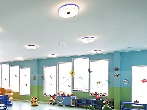 BUTTON Polycarbonate ceiling lamp