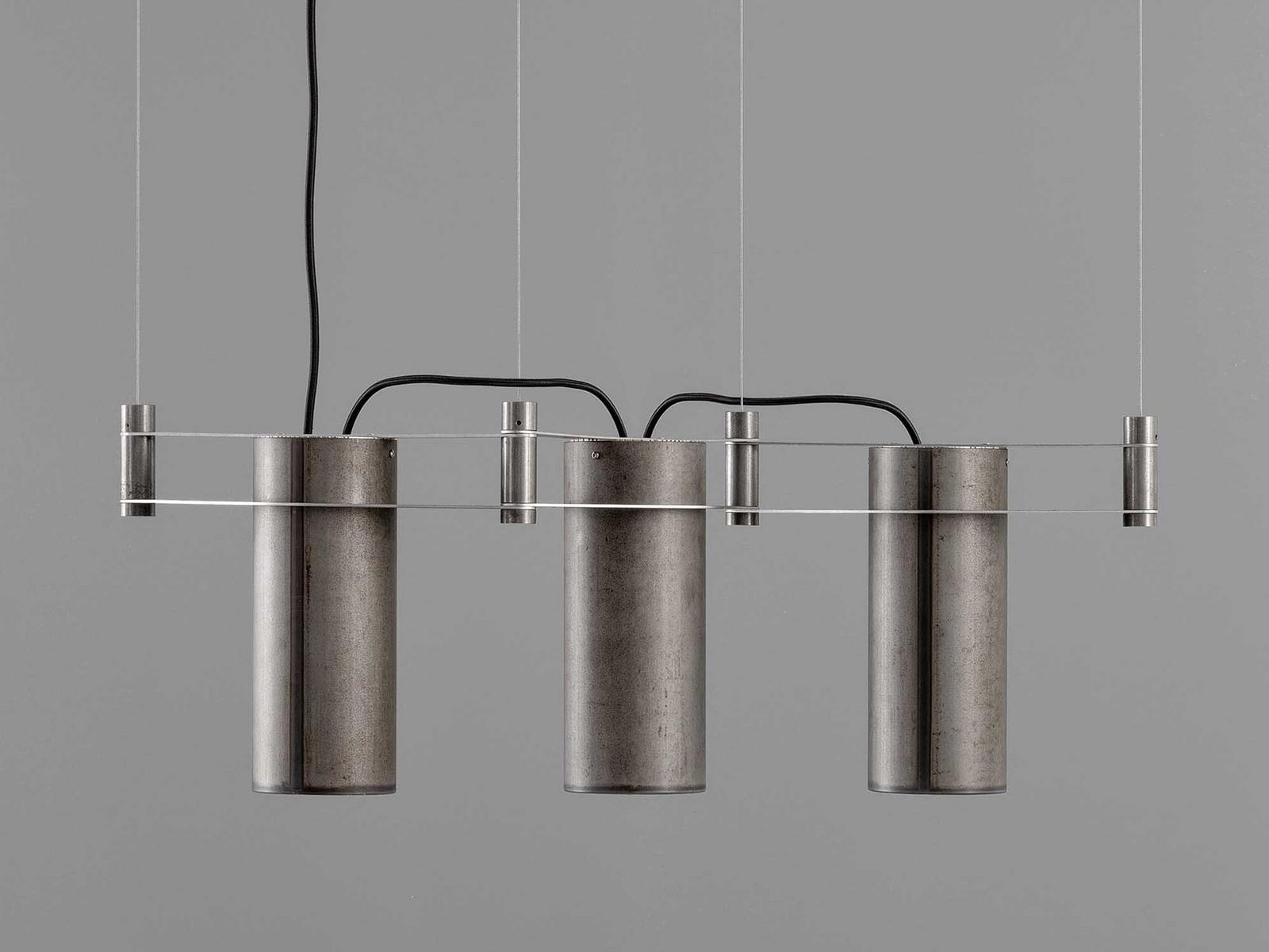 CHAIN LED steel pendant lamp
