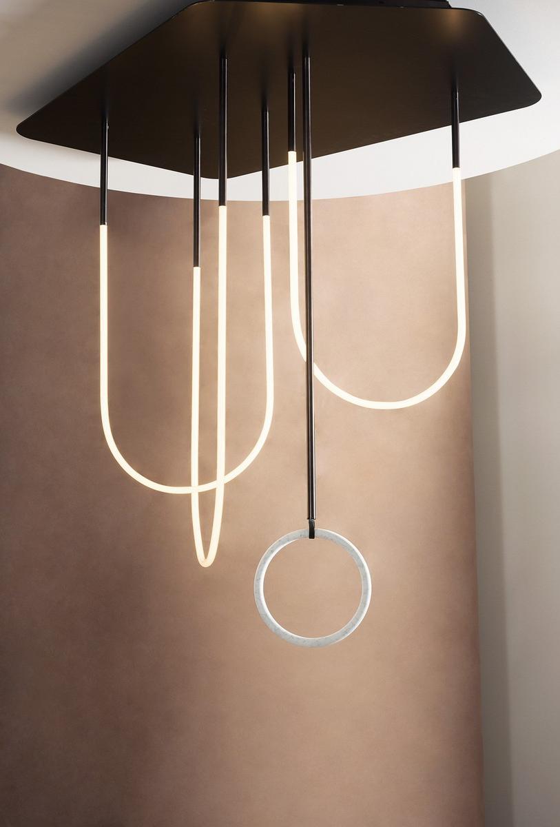 SAY YES Direct light glass ceiling lamp
