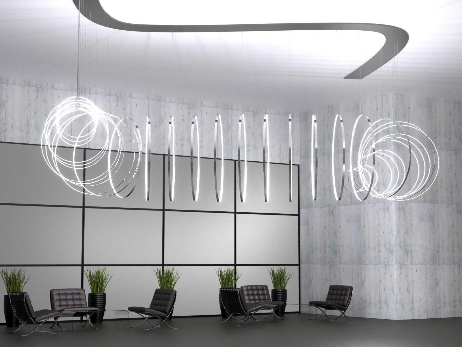 RINGS VERTICALE LED pendant lamp