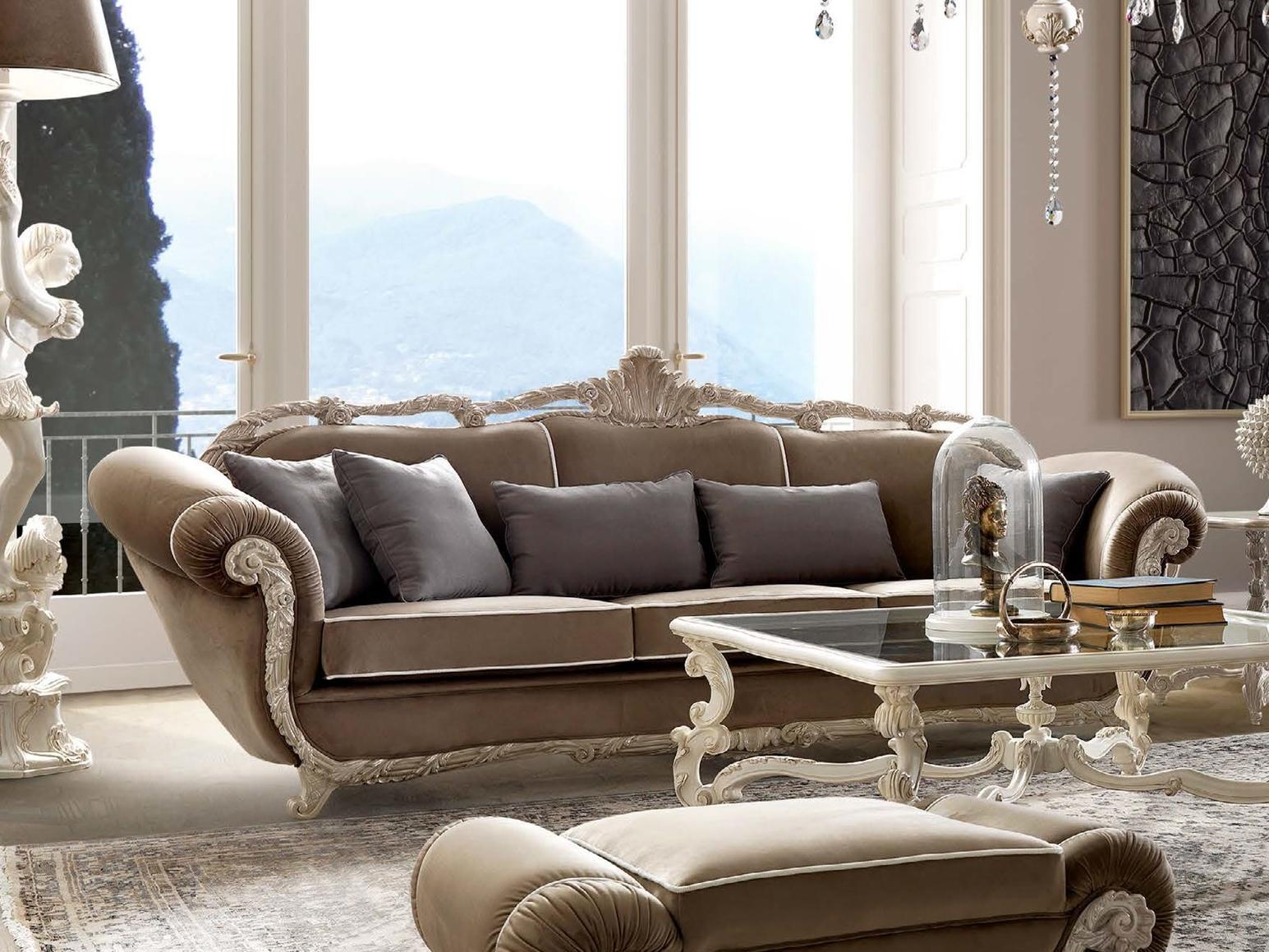 TORNABUONI 3 seater fabric sofa