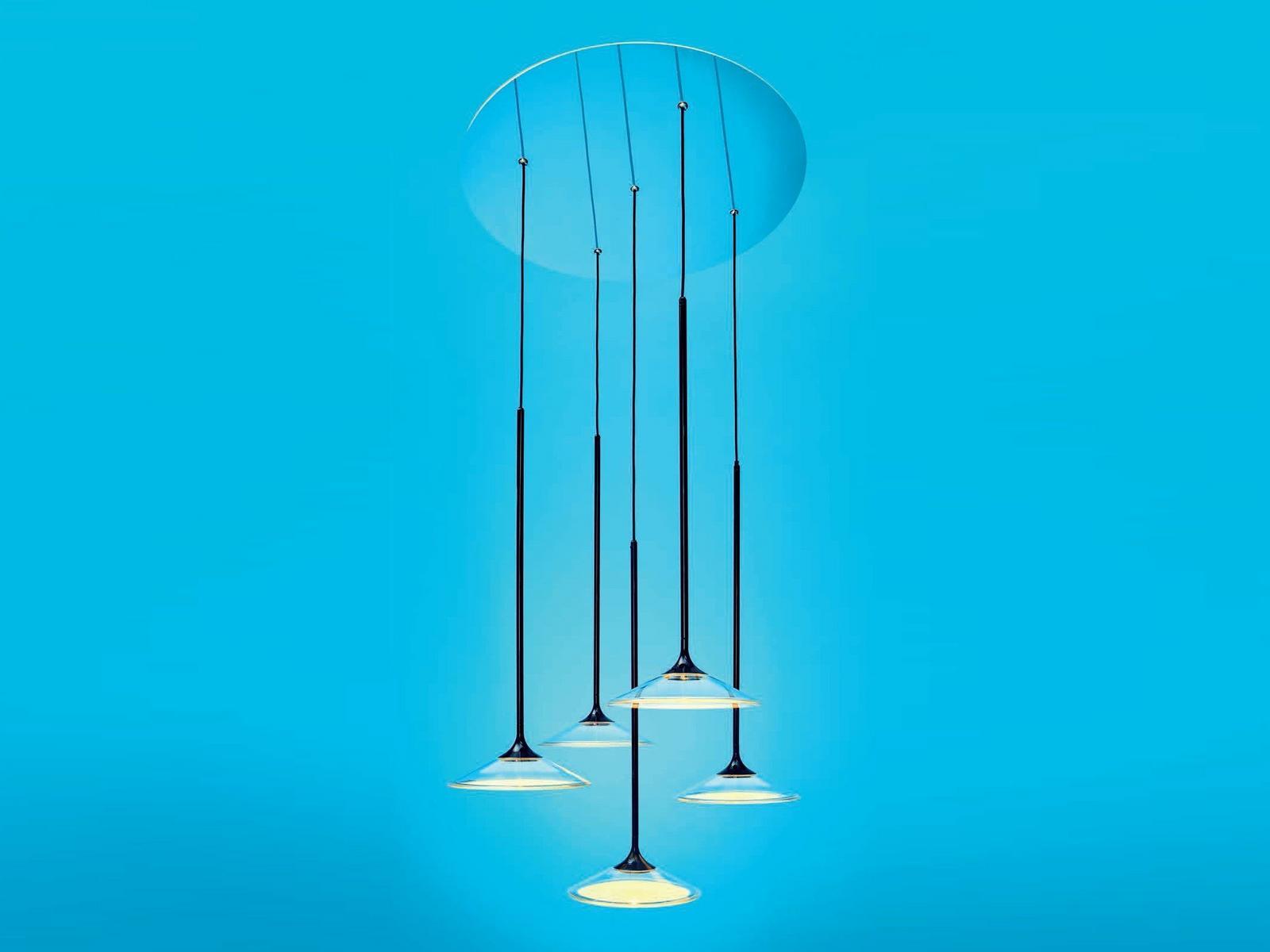 ORSA LED direct light methacrylate pendant lamp