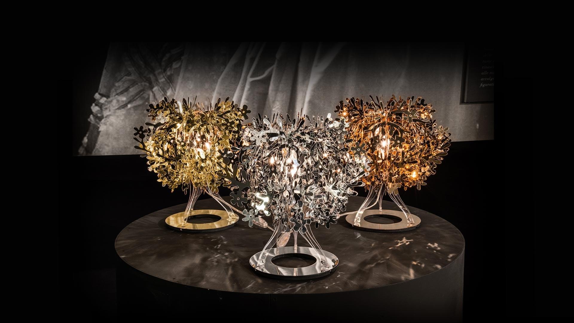 FIORELLINA COPPER LED Copperflex table lamp FIORELLINA COPPER LED Copperflex table lamp
