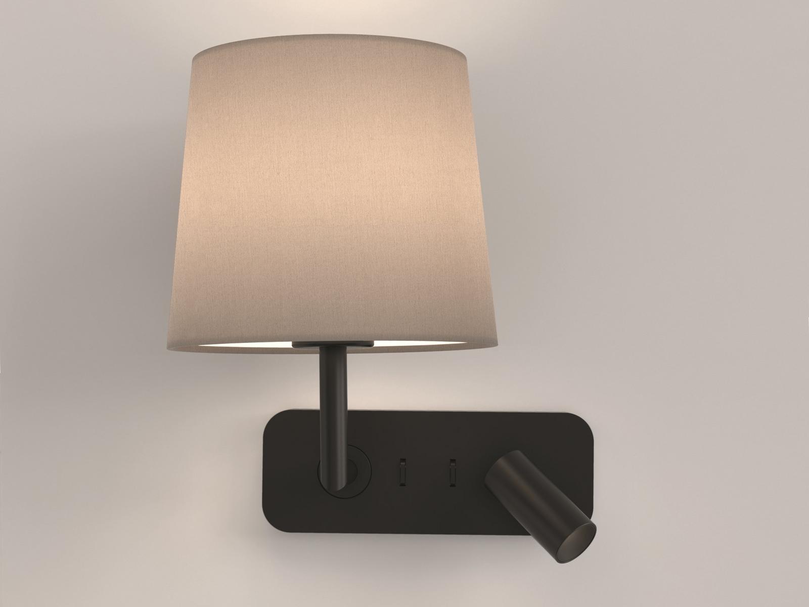SIDE BY SIDE LED direct-indirect light reading lamp