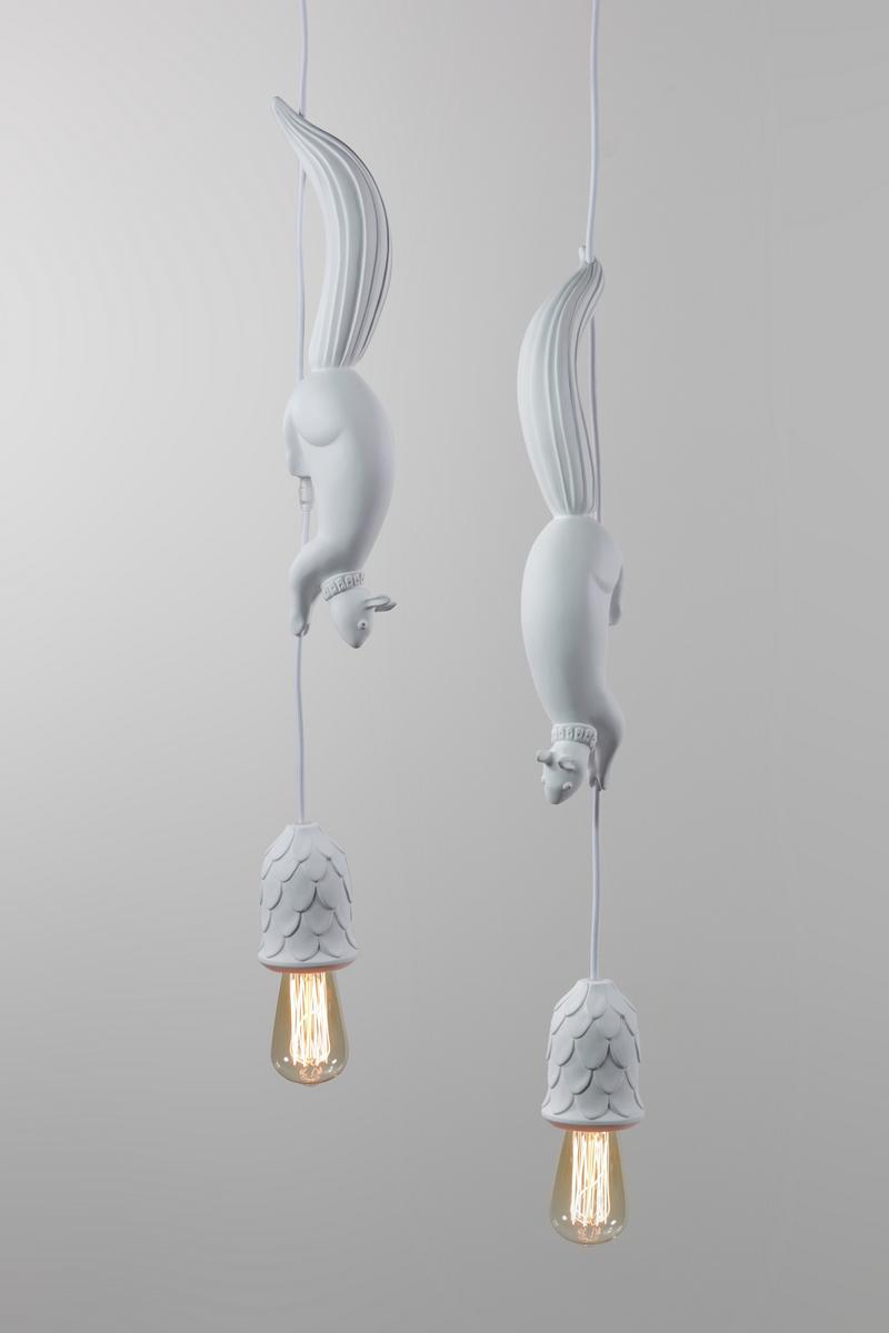 SHERWOOD & ROBIN Direct light ceramic pendant lamp