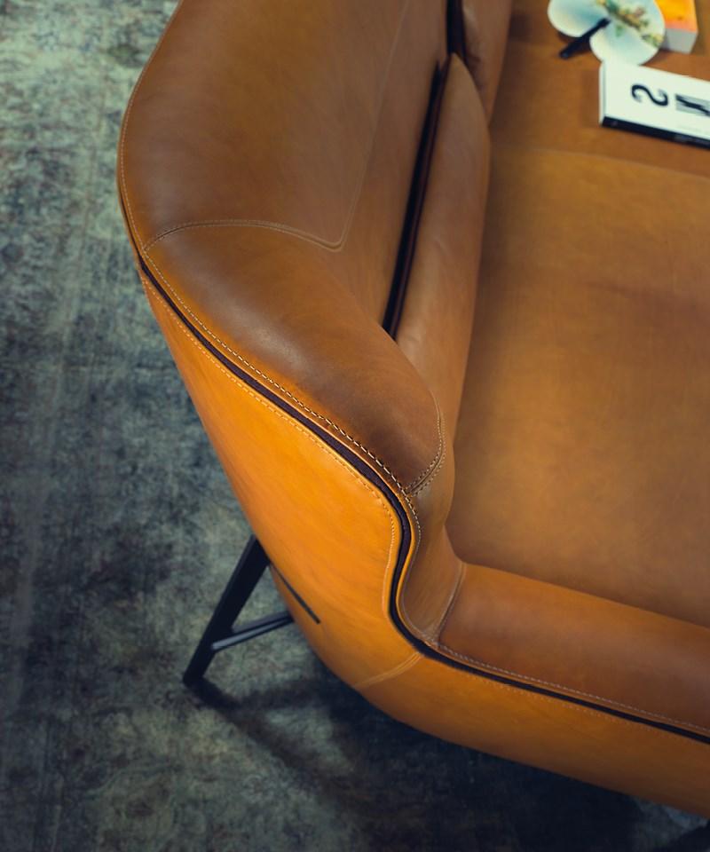 HARMONY Sectional leather sofa