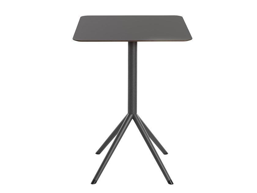 OTX Square drop-leaf high table