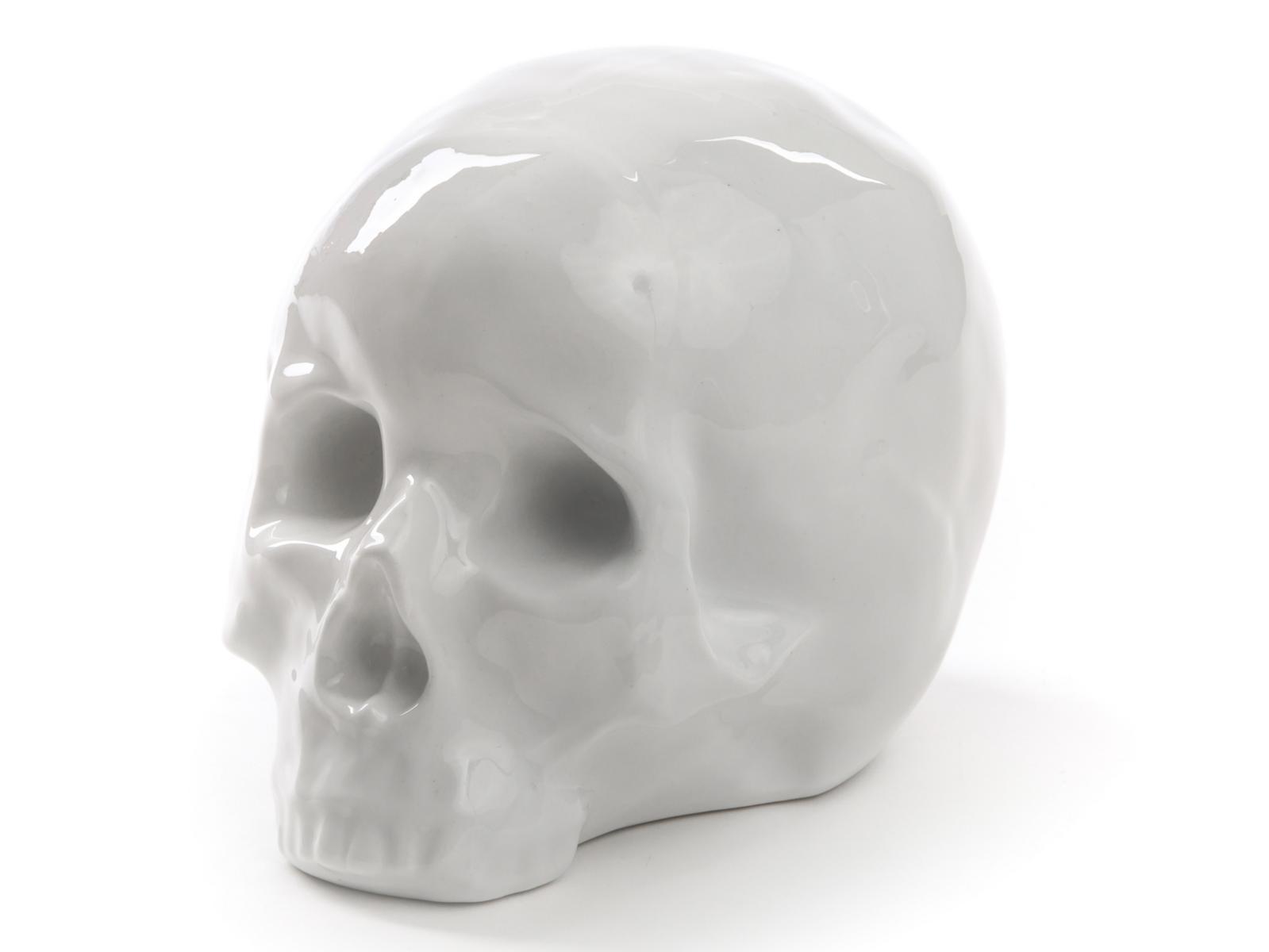 MY SKULL Porcelain decorative object