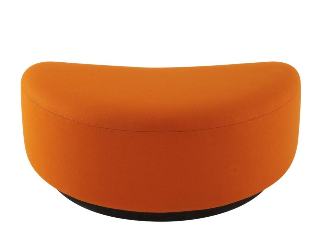 ELYSEE Upholstered fabric pouf