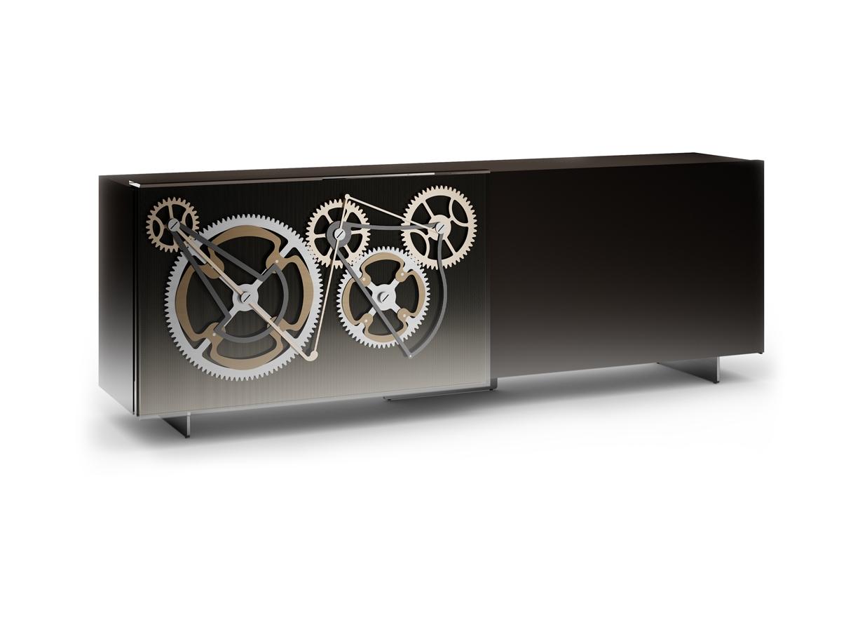 BIG BEN Wooden sideboard with sliding doors