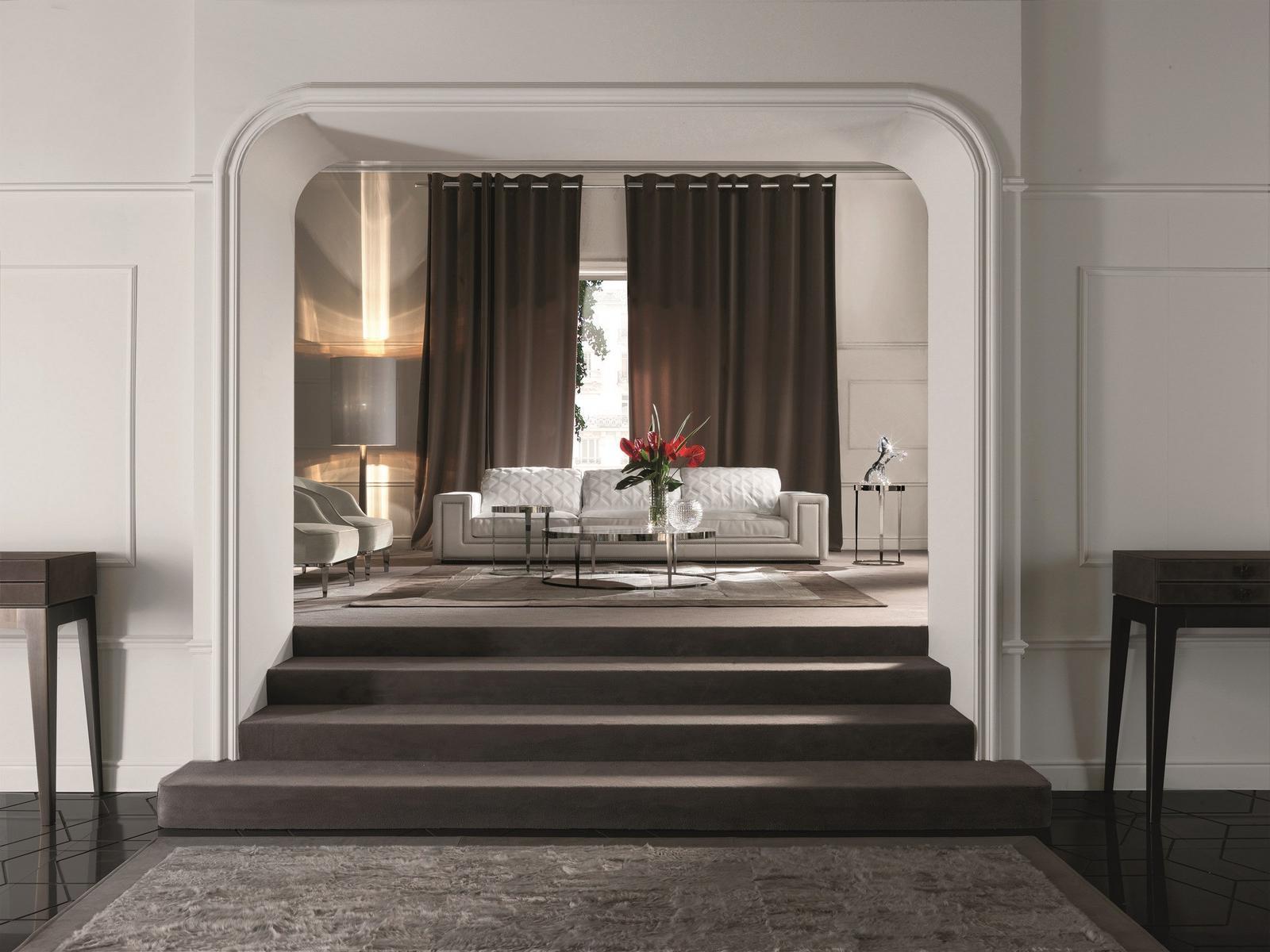 HELMUT Modular leather sofa