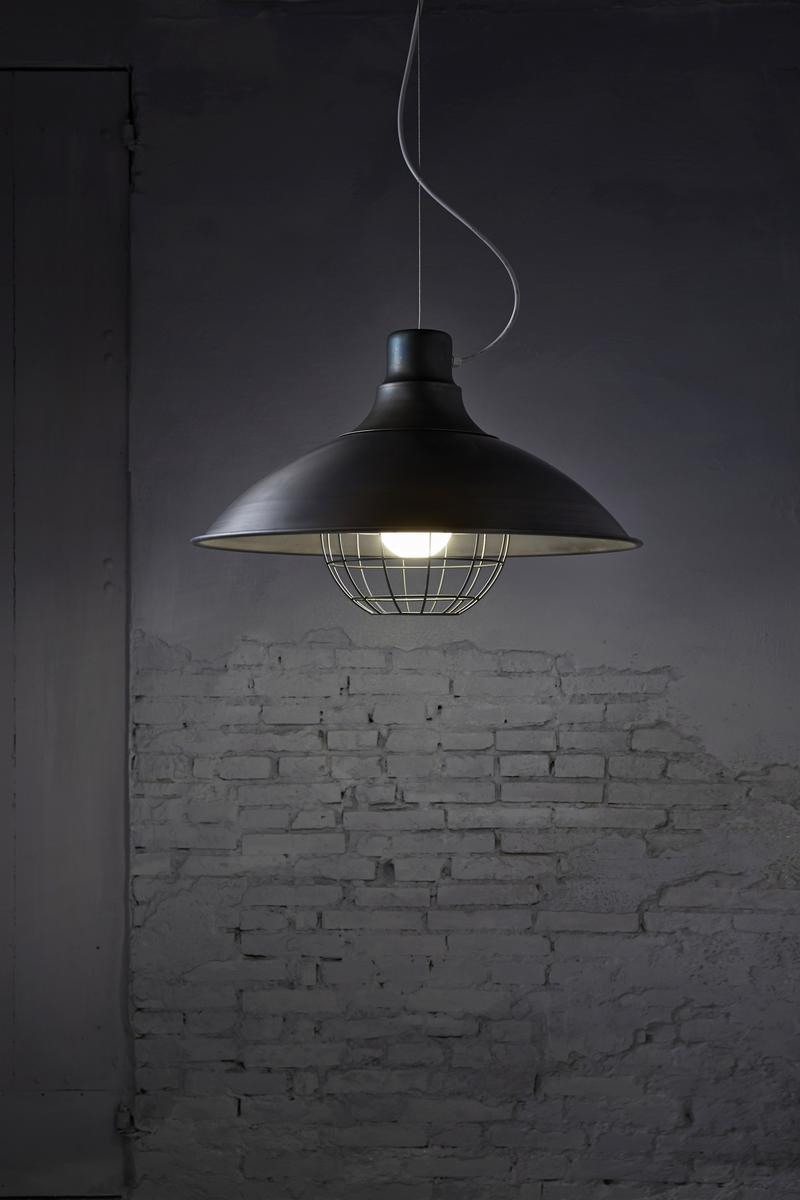 OFFICINA Direct light iron pendant lamp