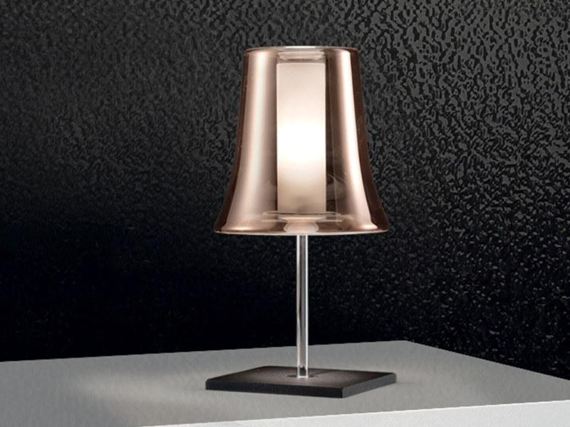 CLOCHE T LED Borosilicate glass table lamp