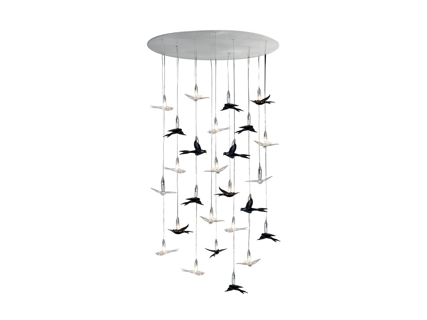 RONDINI LED Murano glass pendant lamp