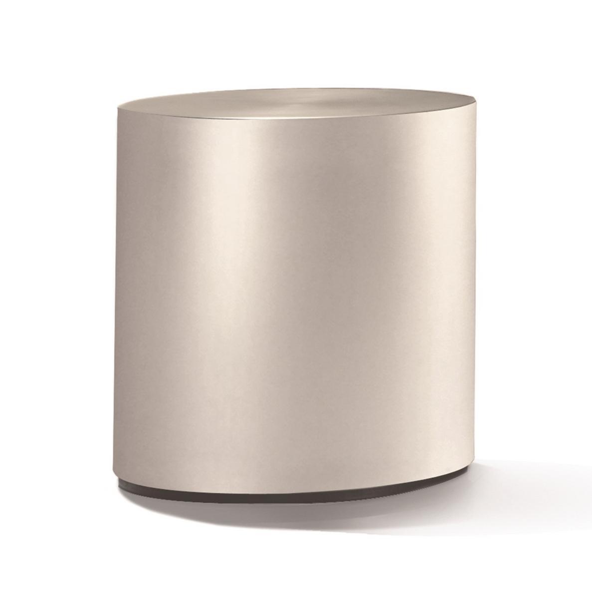 MOON Round metal coffee table