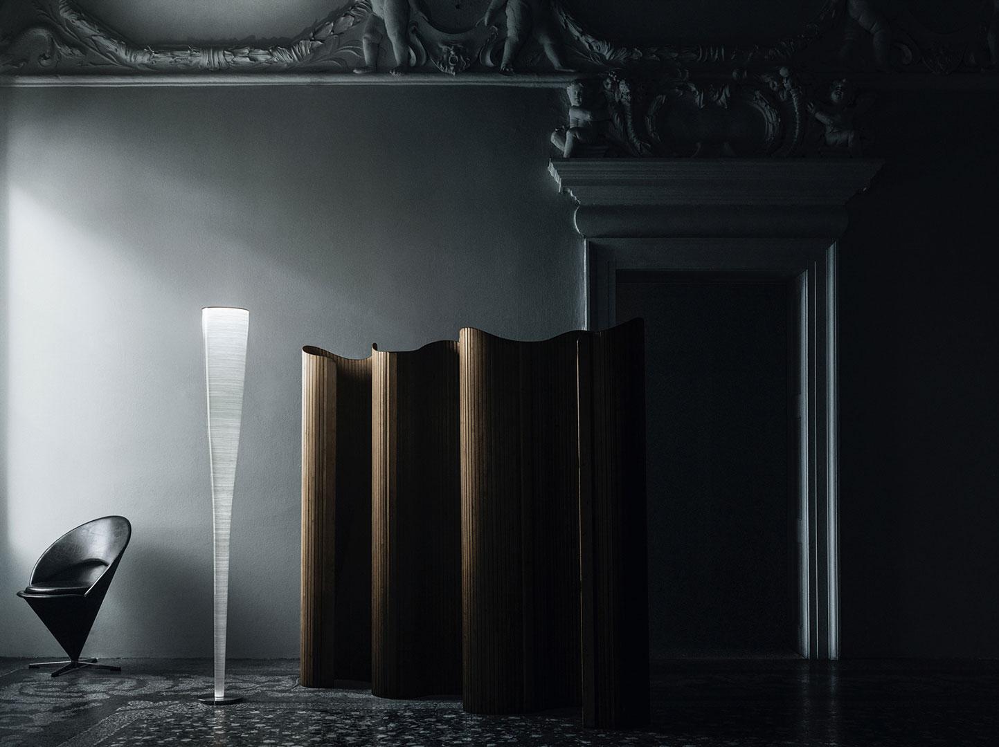 MITE Blown glass floor lamp