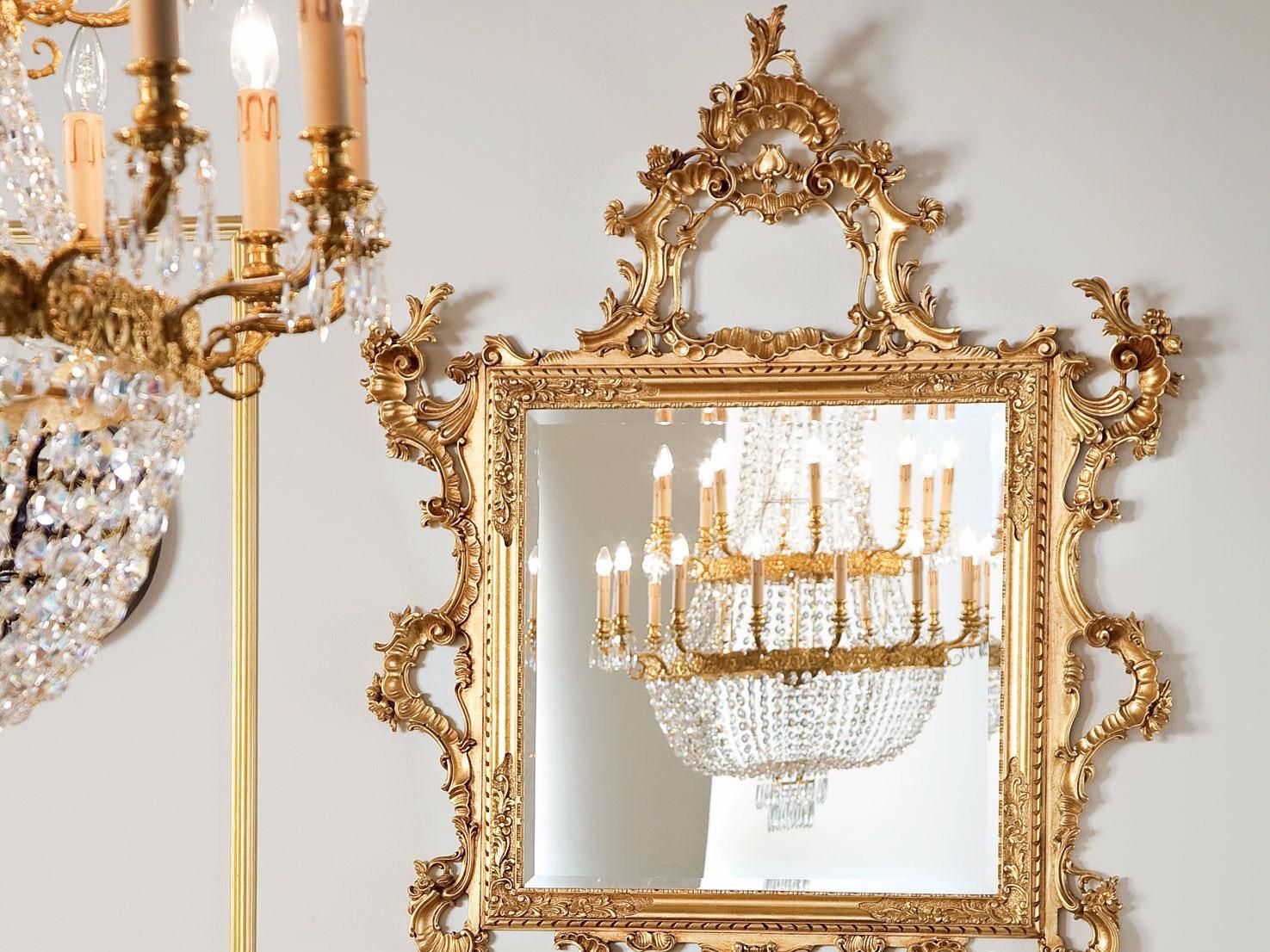 13671 Baroque wall-mounted framed rectangular mirror 13671 Baroque wall-mounted framed rectangular mirror