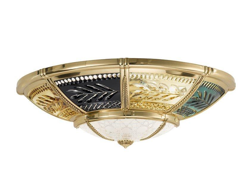 MICHELANGELO 3999/A4 Gold plated finish wall light with crystal