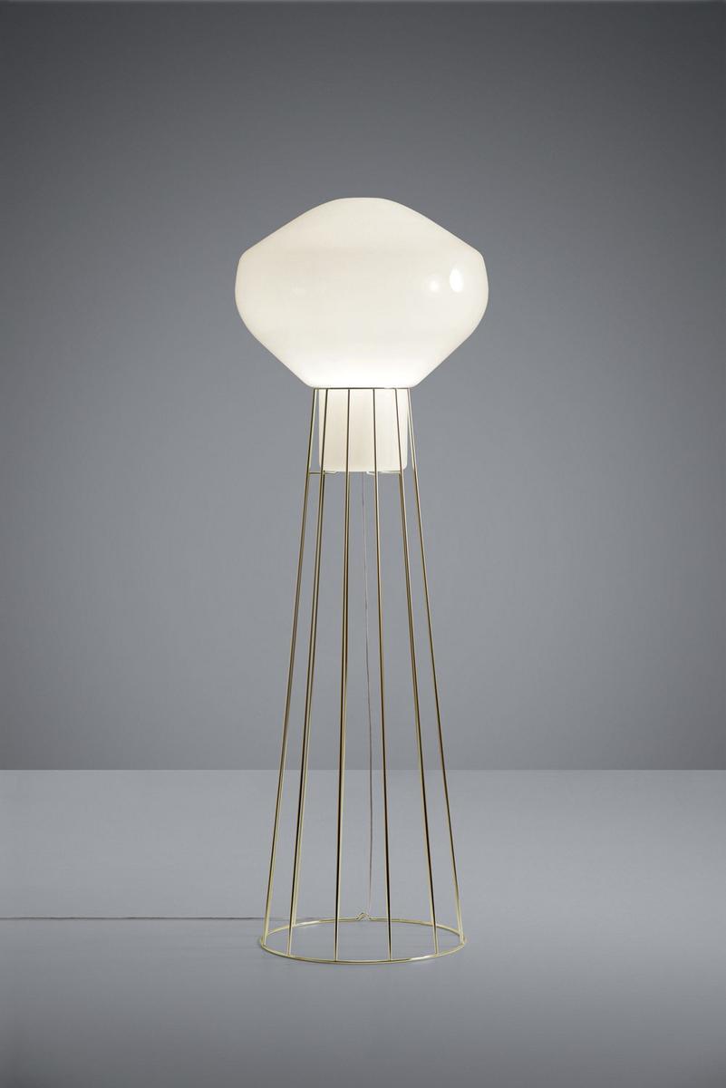 AÉROSTAT Blown glass floor lamp