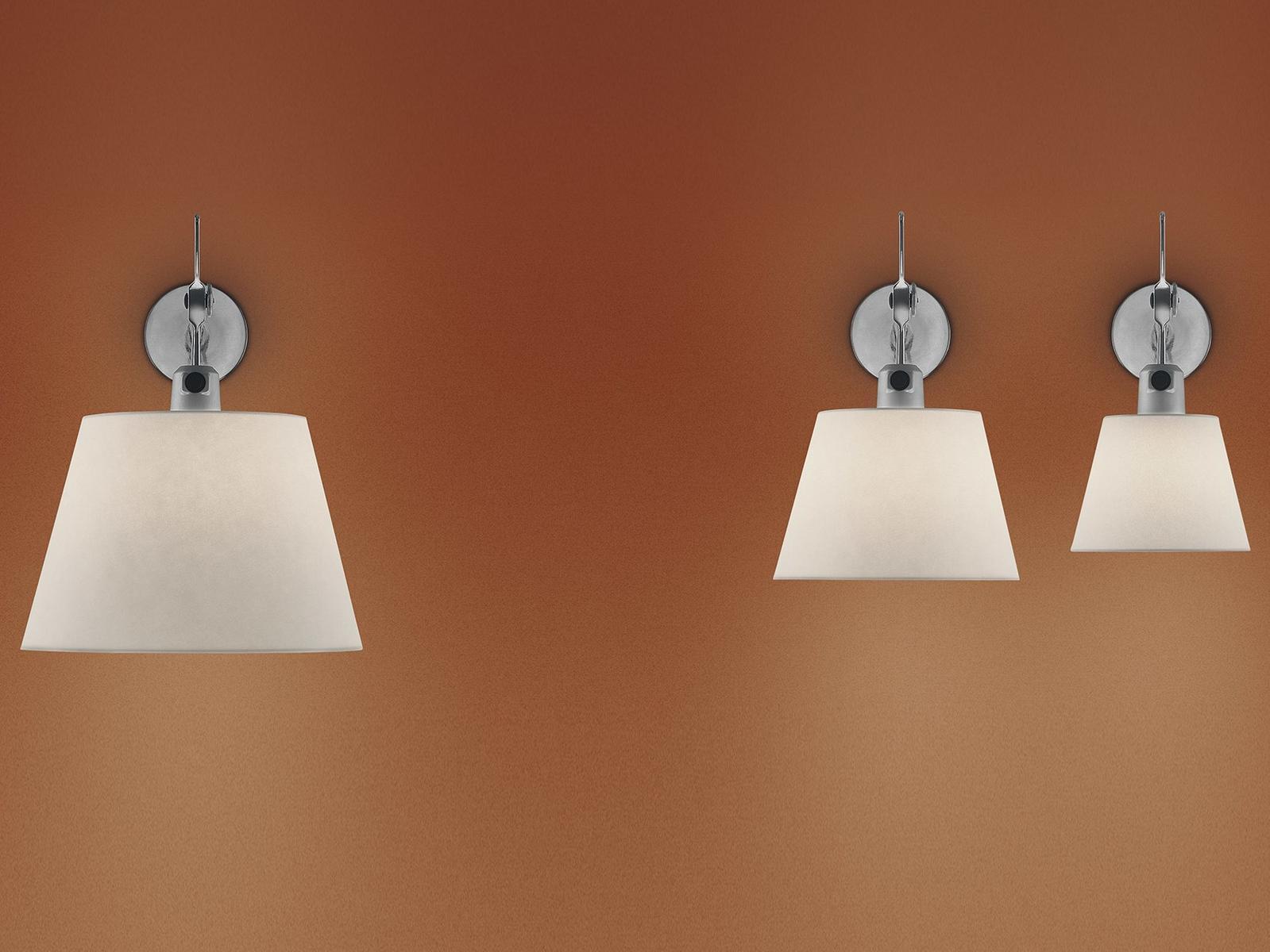 TOLOMEO DIFFUSORE WALL Satin wall lamp