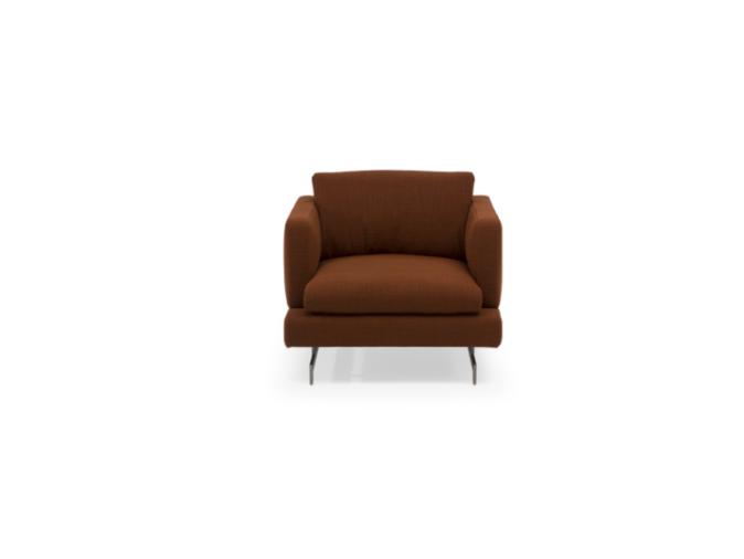 JEREMI Fabric armchair with armrests