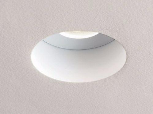 TRIMLESS 12 Recessed round steel spotlight
