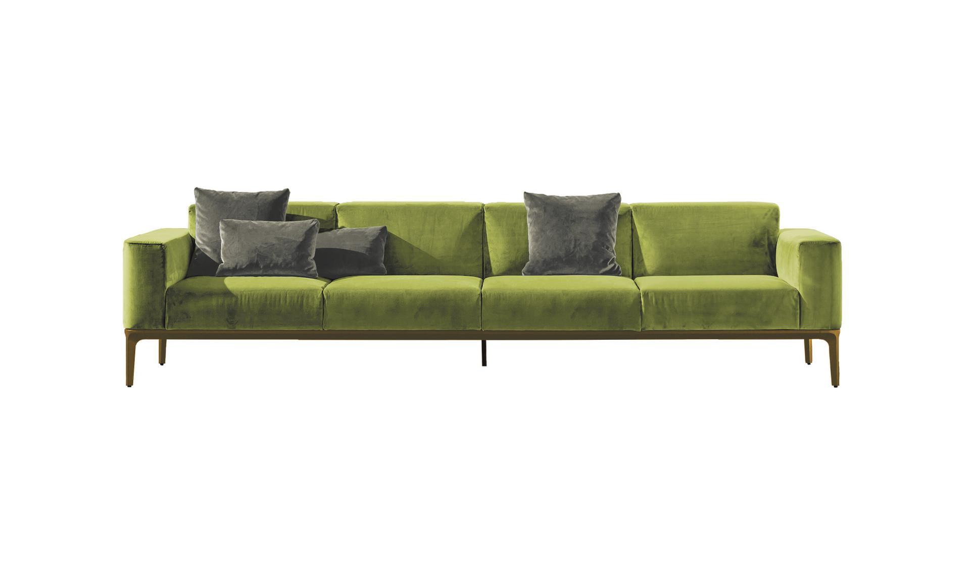 SLIM Sectional 4 seater fabric sofa