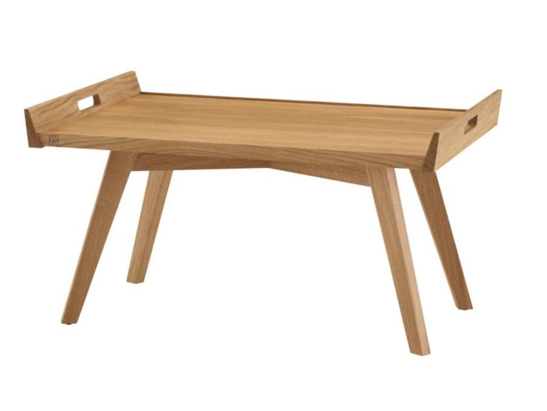 LUPO Low rectangular oak coffee table