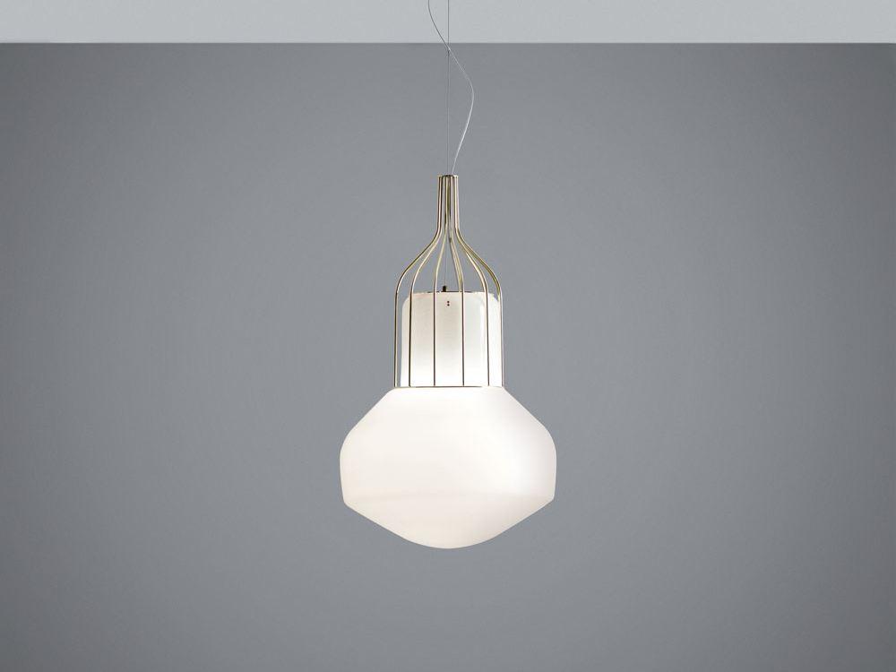 AÉROSTAT Blown glass pendant lamp