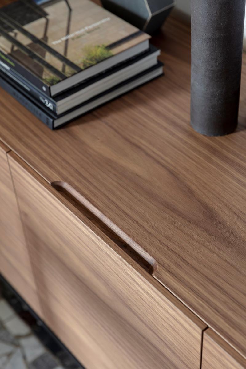KANTO Canaletta walnut sideboard with doors