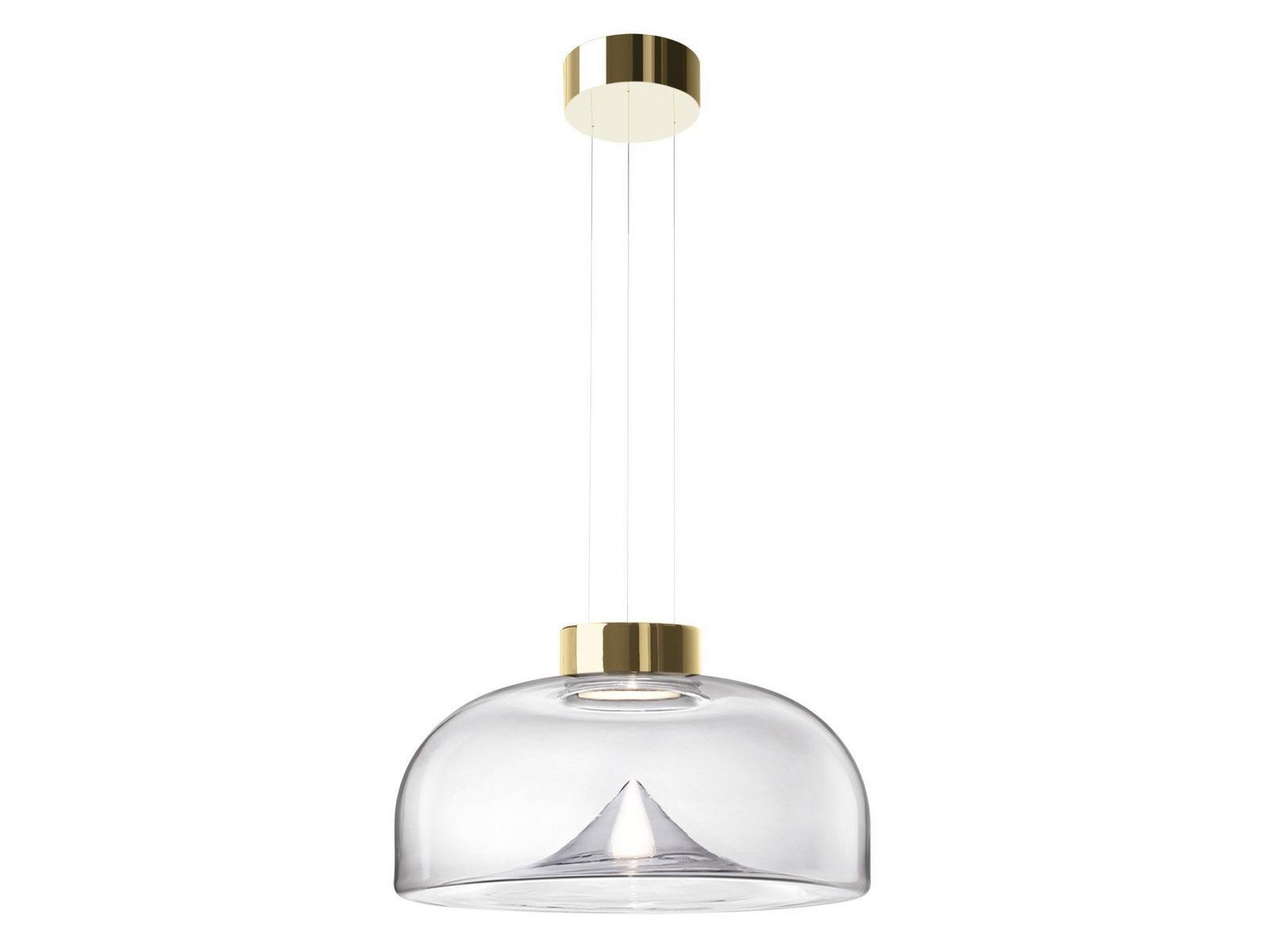 AELLA S LED blown glass pendant lamp