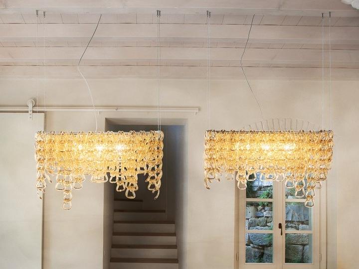 MINIGIOGALI SP CLO Direct light blown glass pendant lamp
