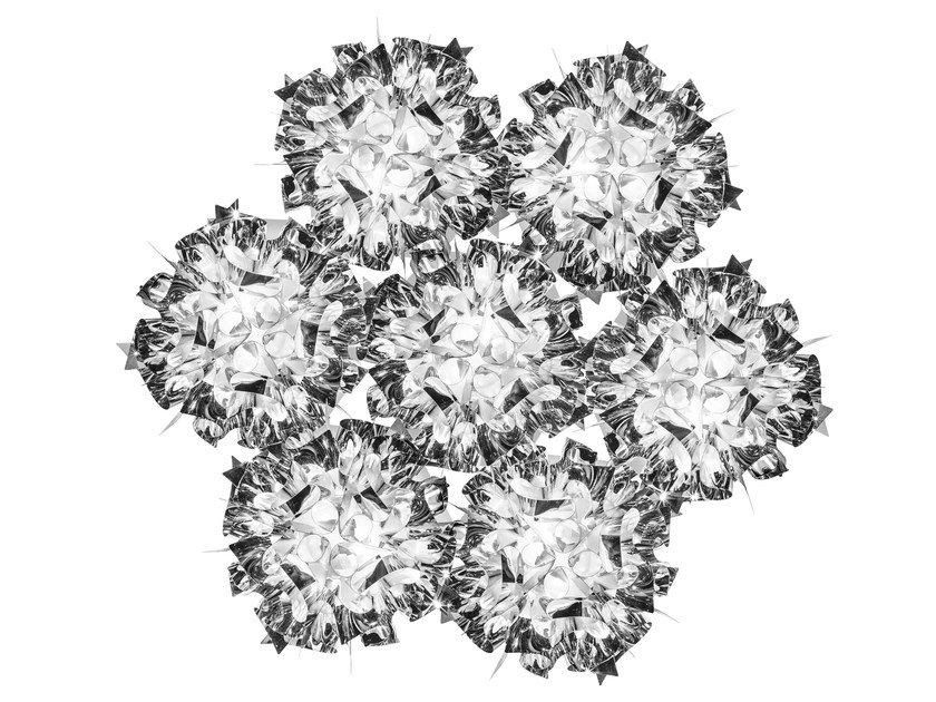 VELI 7 SILVER LED Steelflex® pendant lamp