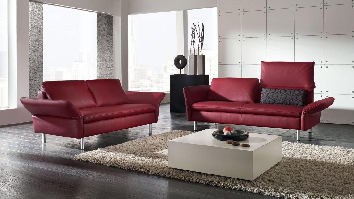 VITTORIA Modular leather sofa