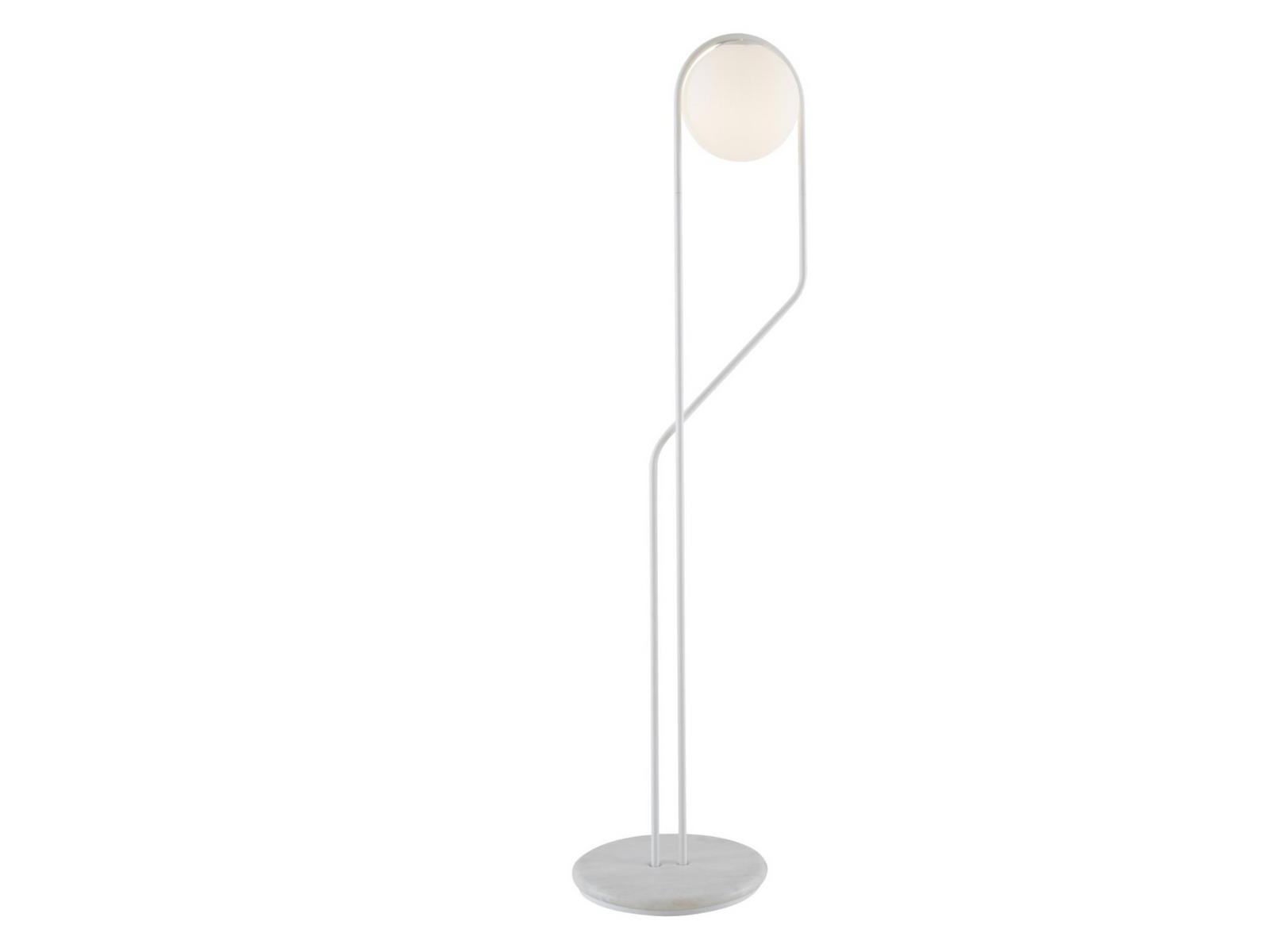ASTRÉE Metal floor lamp with marble base