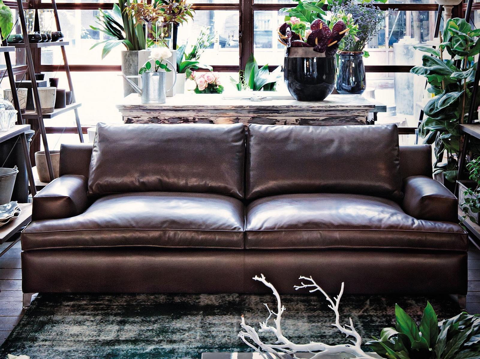 MALTA 2 seater leather sofa