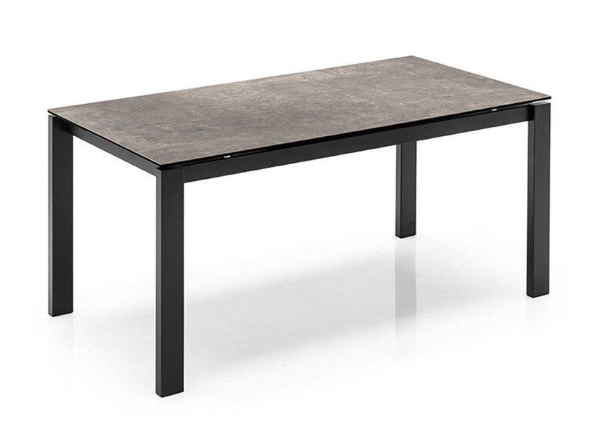 BARON Extending rectangular ceramic table