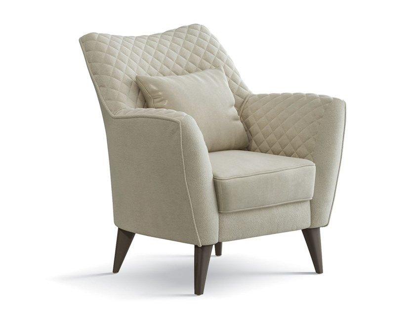 7212 Fabric armchair with armrests