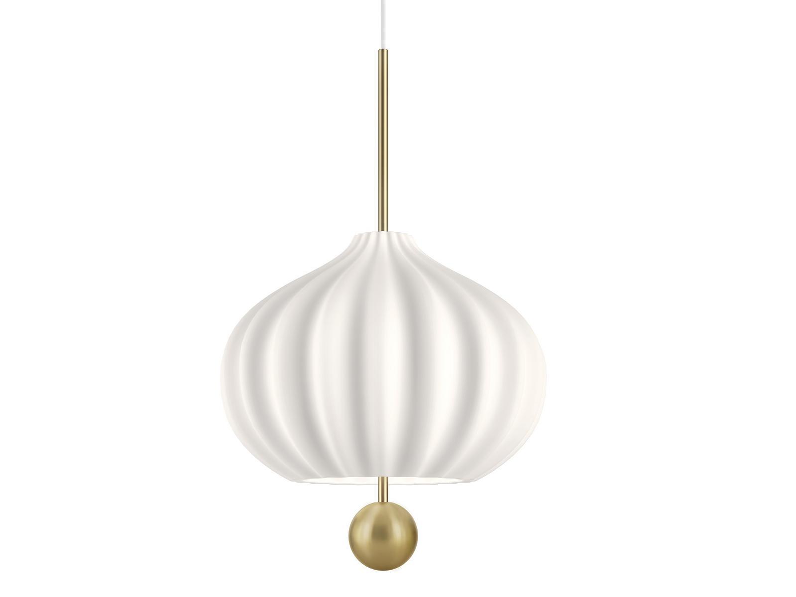 LILLI Glass and brass pendant lamp