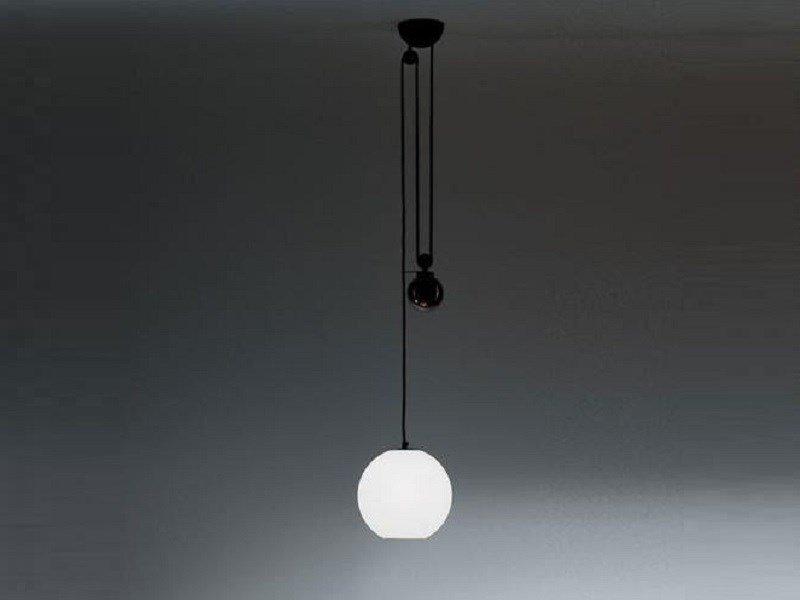 AGGREGATO SALISCENDI SFERA Direct light halogen pendant lamp