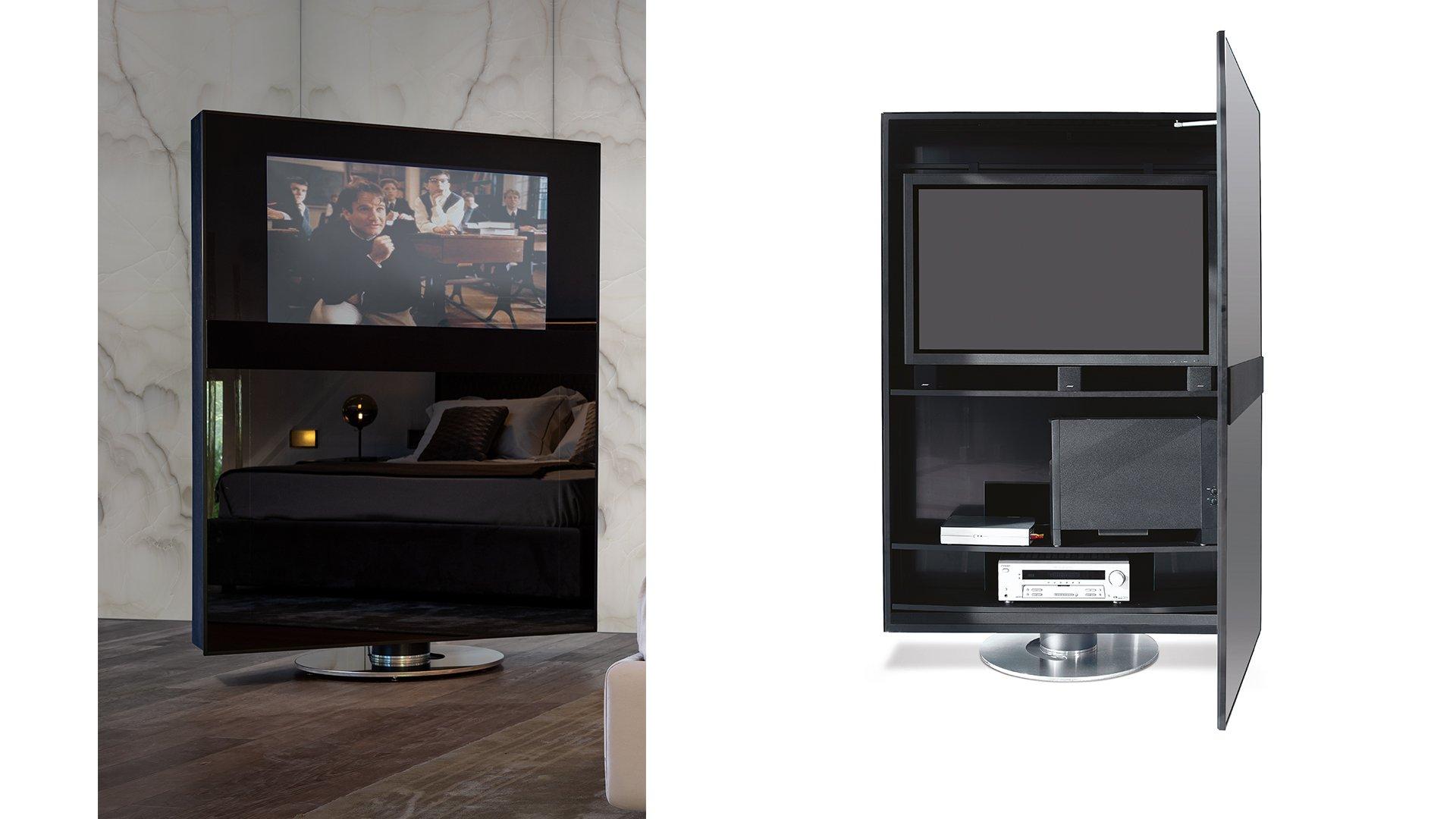 MIRAGE Swivel motorized TV cabinet