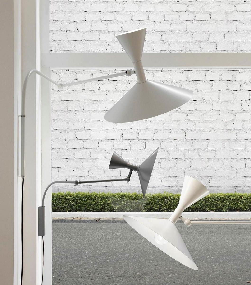 MINI LAMPE DE MARSEILLE Adjustable aluminium wall lamp