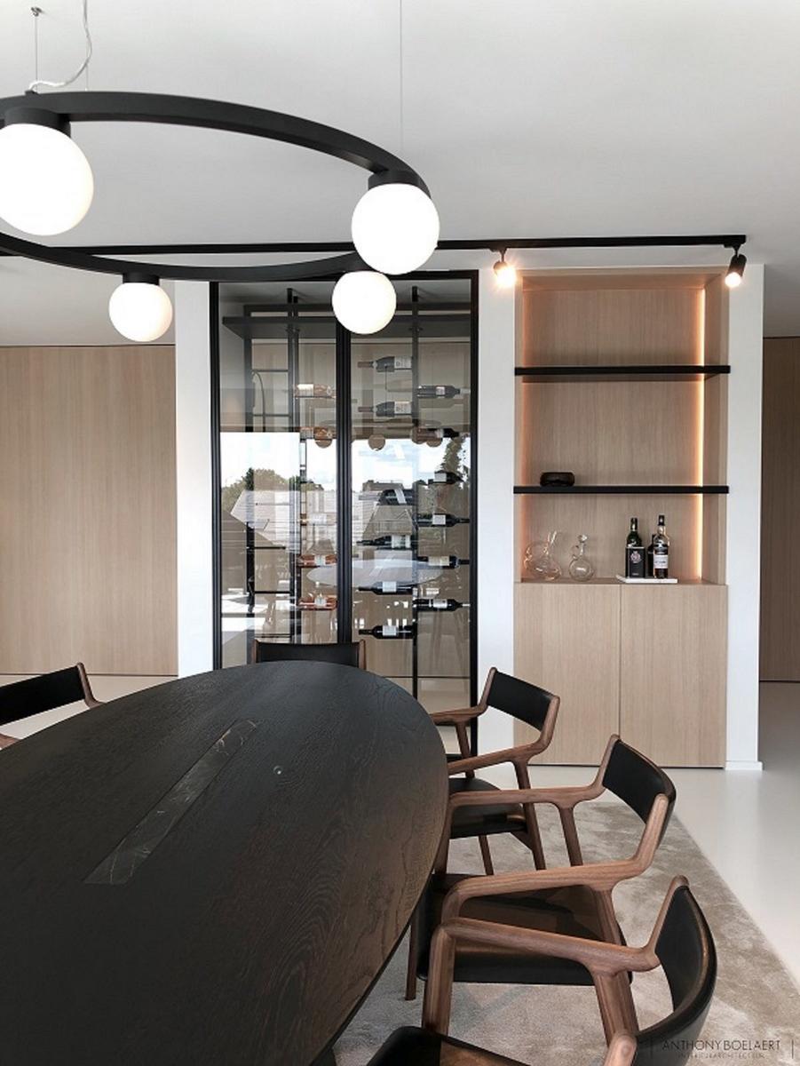 BALLZZZ LED glass and aluminium pendant lamp