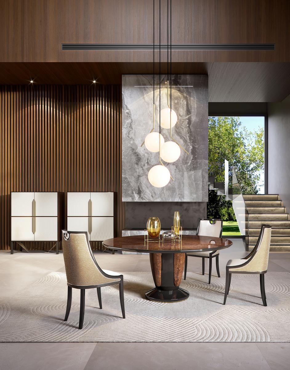 KONG Round wooden table