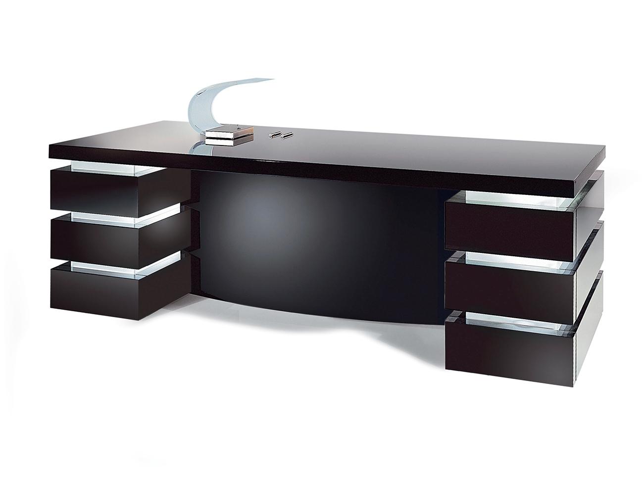 LUCE Wooden office desk with drawers