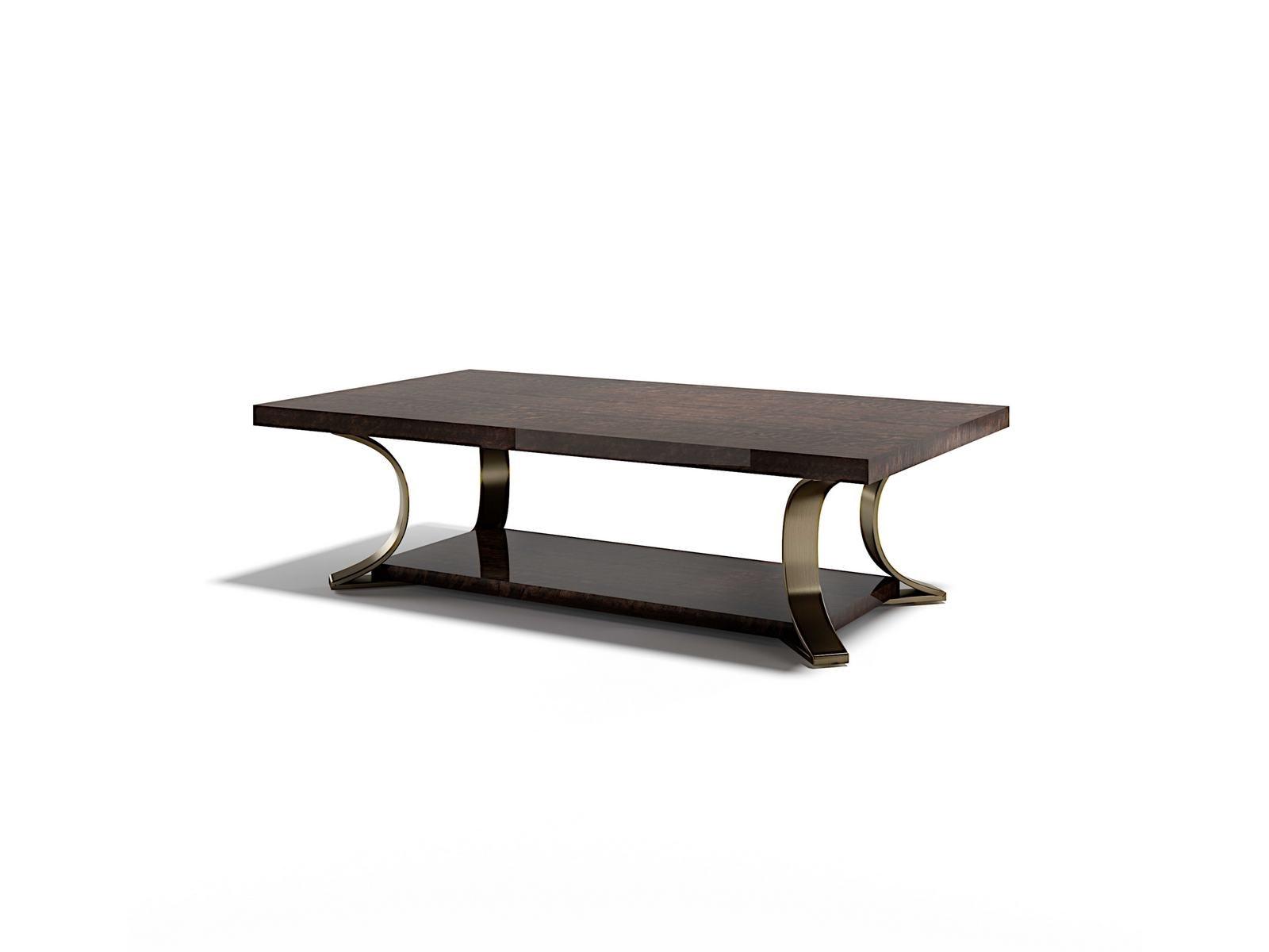 MUST COFFEE Rectangular wooden coffee table