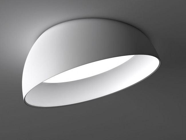 SUPERDOME RECESSED LED semi-inset ceiling lamp