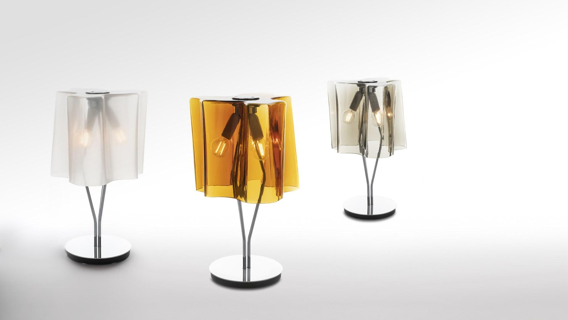 LOGICO Halogen blown glass table lamp