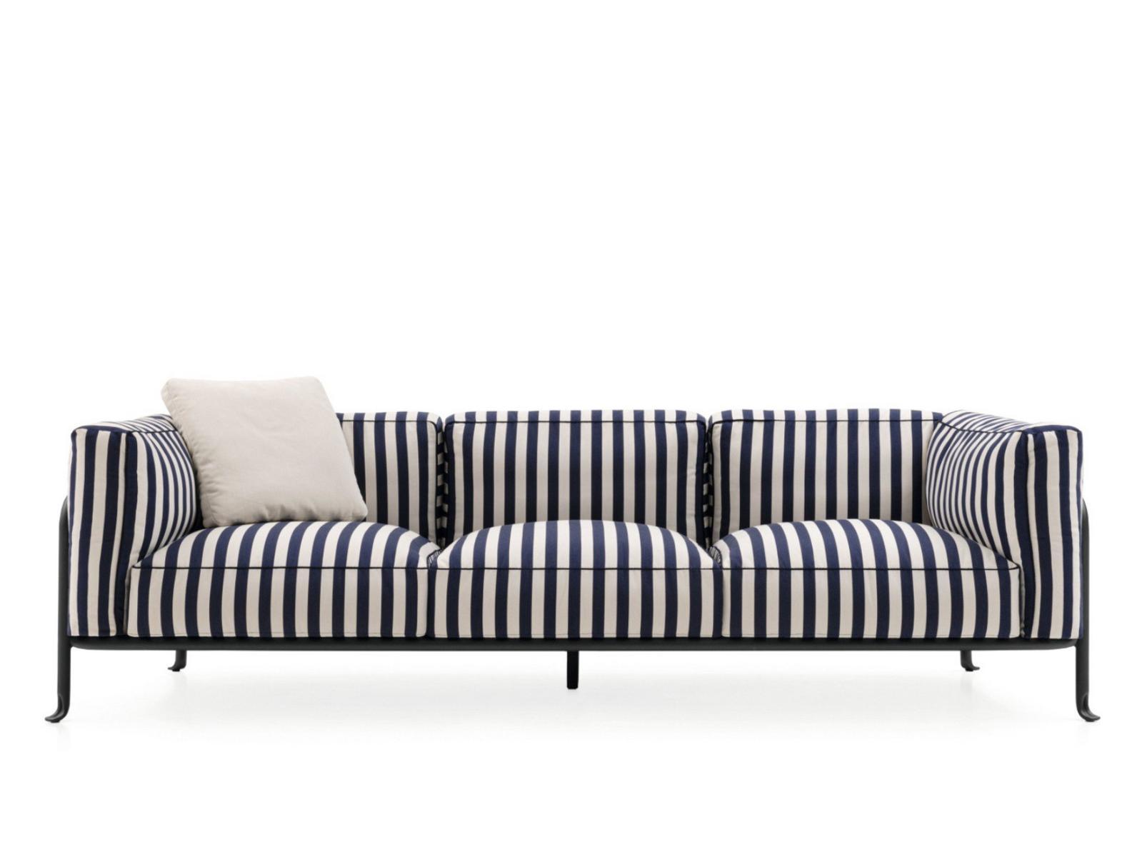 BOREA 3 seater fabric garden sofa